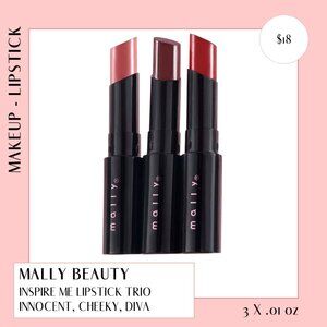 Mally Beauty Inspire Me Lipstick Trio
